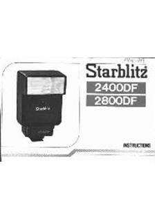 Starblitz 2800 DF manual. Camera Instructions.